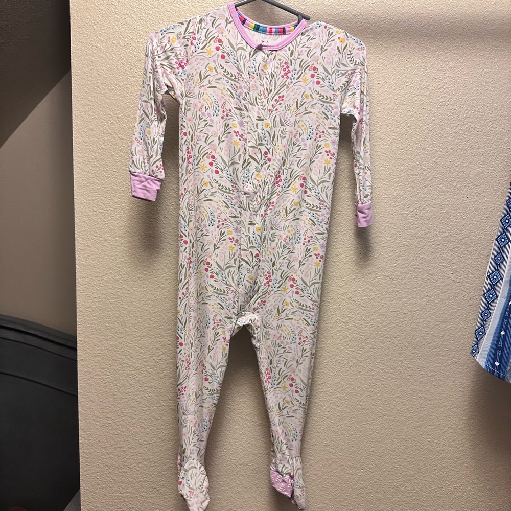 Magnetic Me Kids Pajamas with Pink and Floral Design